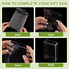 Transparent PVC Box CON-WH0084-97B-4