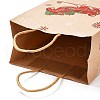Christmas Theme Hot Stamping Rectangle Paper Bags CARB-F011-02D-5