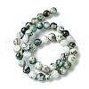 Natural Tree Agate Beads Strands G-K194-8mm-02-4
