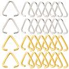 SOFPLATE 300Pcs 2 Colors Iron Triangle Linking Ring IFIN-SP0001-14-1