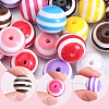 SUNNYCLUE 45Pcs 9 Colors Stripe Resin Beads RESI-SC0003-52-3
