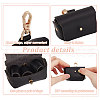 FINGERINSPIRE Imitation Leather Wedding Ring Storage Case with Alloy Clasps and PVC Stickers for Pet AJEW-FG0004-27B-4