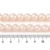 Electroplated Shell Pearl Beads Strands BSHE-C007-A02-01-5