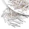 Electroplate Glass Bugle Beads SEED-S043-02B-02-1
