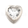 925 Sterling Silver Cubic Zirconia Beads STER-L066-06S-01-1
