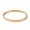 3Pcs 3 Color 304 Stainless Steel Grooved Bangles Set BJEW-F464-03-3