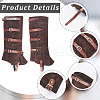 Imitation Leather Boot Cover AJEW-WH20005-21A-6