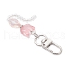 5Pcs Cat Glass Pendants Decorations HJEW-JM03408-5
