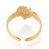 Butterfly 304 Stainless Steel Cuff Ring Components STAS-T066-16G-3