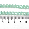 Baking Electroplate Glass Beads Strands X1-DGLA-A039-J10mm-B07-4