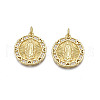 Brass Micro Pave Cubic Zirconia Pendants ZIRC-N039-227-1