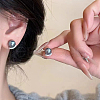 GOMAKERER 20Pairs 925 Sterling Silver Stud Earring Findings STER-GO0001-46-5