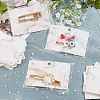 Marble Pattern Jewelry Display Paper Cards CDIS-PH0001-24-3