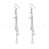 304 Stainless Steel Tassel Dangle Earrings for Women EJEW-JE06399-02-2