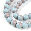 Baking Painted Glass Beads Strands DGLA-N012-8mm-06-3