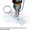 Unicraftale DIY Stamping Blank Tag Keychain Making Kit STAS-UN0039-58-4