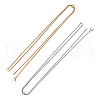 Unicraftale Adjustable 304 Stainless Steel Slider Necklaces NJEW-UN0001-001-1