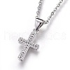 304 Stainless Steel Pendant Necklaces NJEW-O108-30P-2