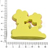 Opaque Resin Cabochons CRES-P037-01F-3