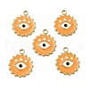 PVD Vacuum Plating 201 Stainless Steel Enamel Pendants STAS-J401-VC844-4