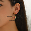 Stylish Brass Dangle Stud Earrings PA9879-4-2