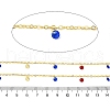 Brass Flat Round Cable Chains CHS-H112-11G-3