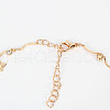 Aluminum Crystal Rhinestone Butterfly Tassel Necklaces for Women FS-WG607C8-01-3