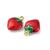 304 Stainless Steel Enamel Pendants STAS-B085-40G-04-2