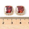 Brass Micro Pave Cubic Zirconia Beads KK-A253-20G-02-3