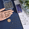 SUNNYCLUE 12Pcs 304 Stainless Steel Satellite Chain Necklaces NJEW-SC0001-27-3