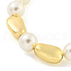 ABS Imitation Pearl Beaded Braclets BJEW-P322-18G-2