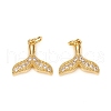 Brass Micro Pave Cubic Zirconia Charms ZIRC-G167-01G-2