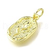 Brass Pendants KK-V007-14G-2