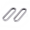 Non-Tarnish 201 Stainless Steel Linking Rings X-STAS-S080-001P-1