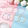 7pcs 7 Colors Round Glass Seed Beads Stretch Bracelets for Women BJEW-JB11779-1