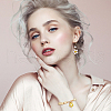 HOBBIESAY 50Pcs 5 Colors Alloy Enamel Pendants ENAM-HY0003-02-7
