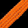 Transparent Glass Beads Strands X-EGLA-A034-T6mm-MD25-2