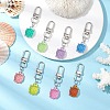 8Pcs Luminous Resin Turtle Pendant Decorations HJEW-JM03119-1