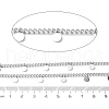 304 Stainless Steel Curb Chains CHS-G041-02P-05-2