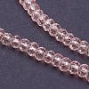 Transparent Glass Beads Strands GLAA-R135-2mm-12-1