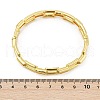 Brass Micro Pave Clear Cubic Zirconia Bangles BJEW-S168-01G-5