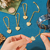5Pcs 5 Style Alloy Wine Glass Charms HJEW-TA0001-13-11