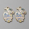 Alloy Enamel Pendants FIND-CJC0011-26A-1