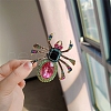 Spider Alloy Rhinestone Brooches for Backpack Clothes PW-WGAC6BD-01-3