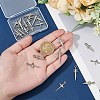 Unicraftale 24Pcs 4 Styles 304 Stainless Steel Pendants STAS-UN0060-02-4
