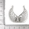 Brass Micro Pave Cubic Zirconia Pendants KK-M322-24P-3