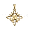 304 Stainless Steel Pendants STAS-Q343-23G-1