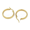 PVD Vacuum Plating 201 Stainless Steel Round Spot Hoop Earrings for Women EJEW-F345-20G-2