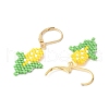 304 Stainless Steel Leverback Earrings for Women EJEW-MZ00407-3