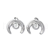 Non-Tarnish 304 Stainless Steel Pendant Cabochon Settings STAS-P324-33P-2